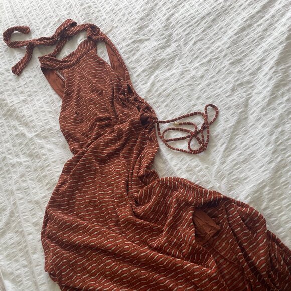 FREE PEOPLE Frankie Maxi Halter Dress - Picture 13 of 13